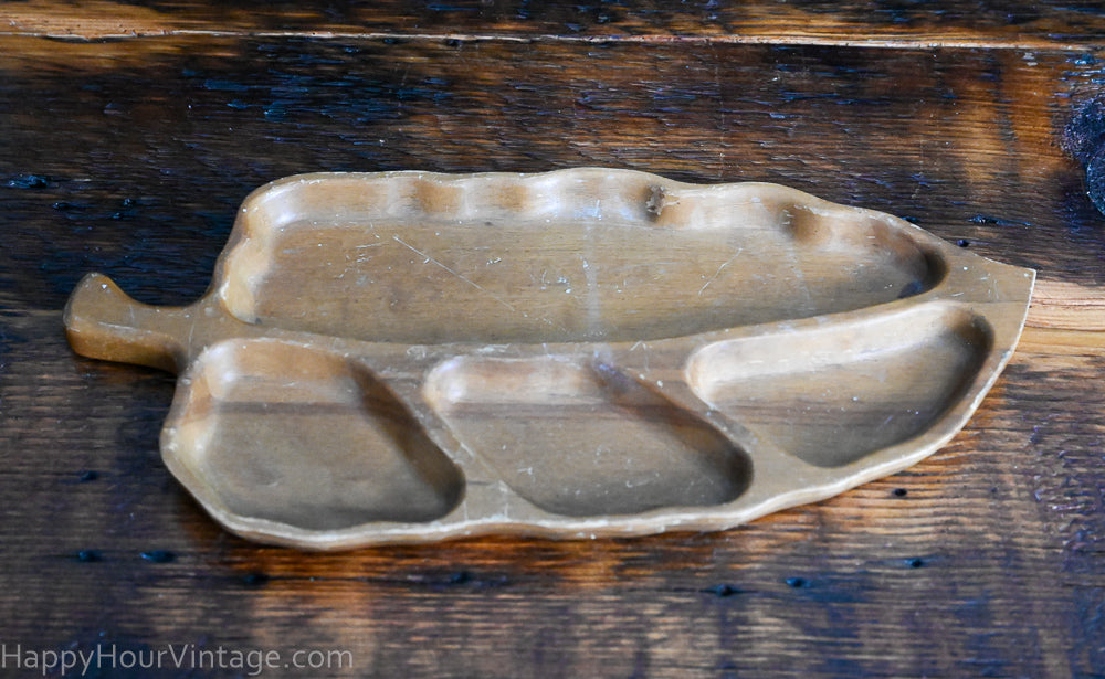 divided pecan wood tray - Overton Michigan