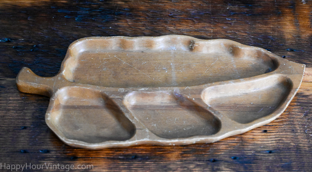 divided pecan wood tray - Overton Michigan