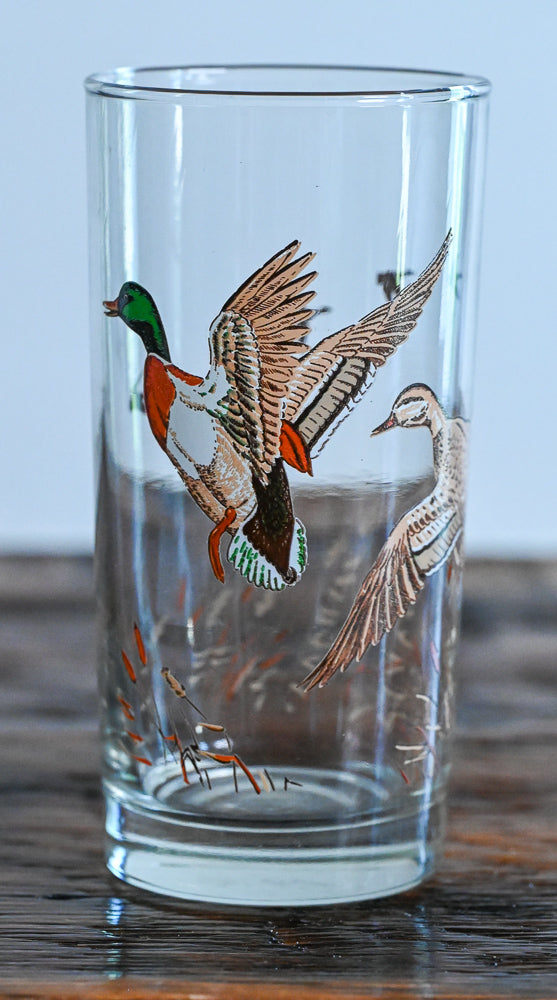 Duck drinking sales glasses