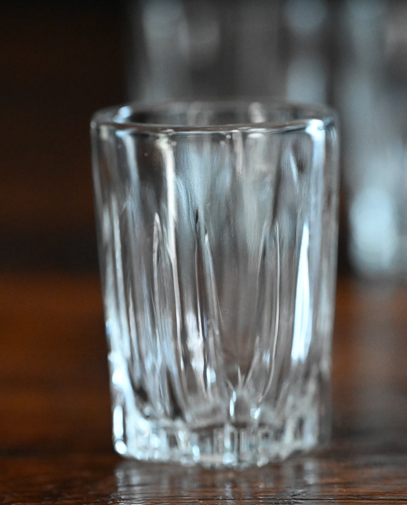 clear Federal Park Avenue shot glasses