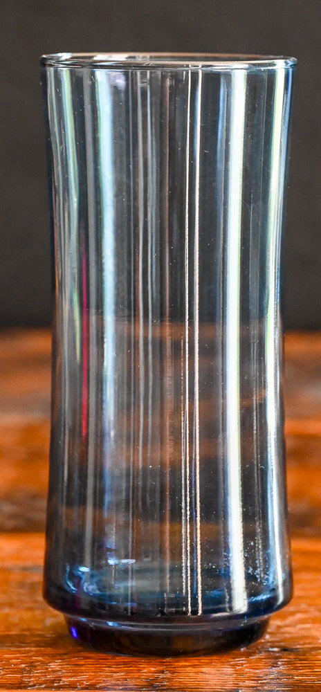 dusky blue Libbey Apollo tumblers