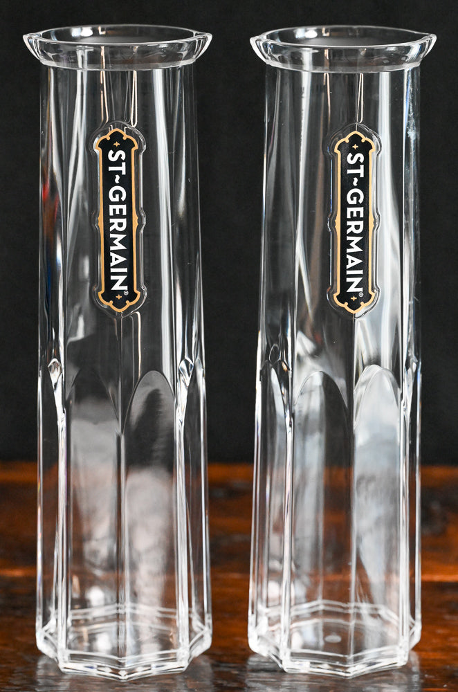 tall plastic pitcher with St Germain logo on it