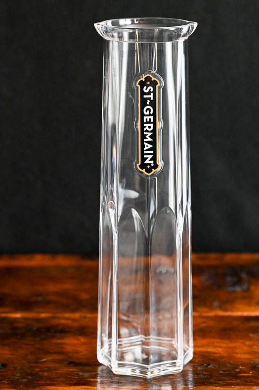 tall plastic pitcher with St Germain logo on it