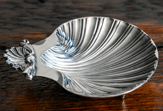 Silver plated shell tray - reproduction Sheffield