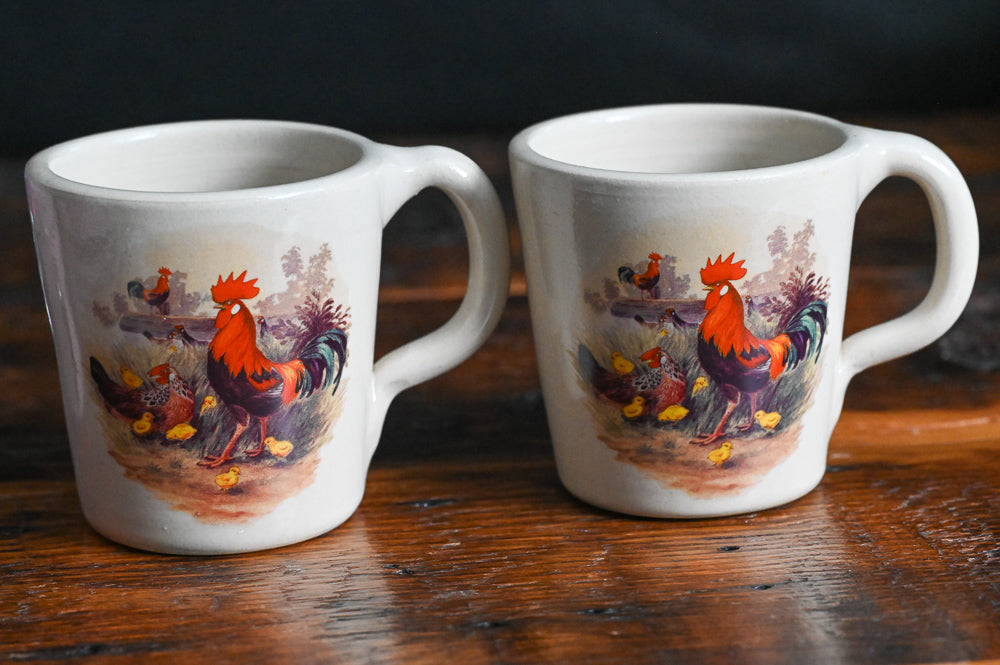 farmyard scene mugs by Shaker & Thangs