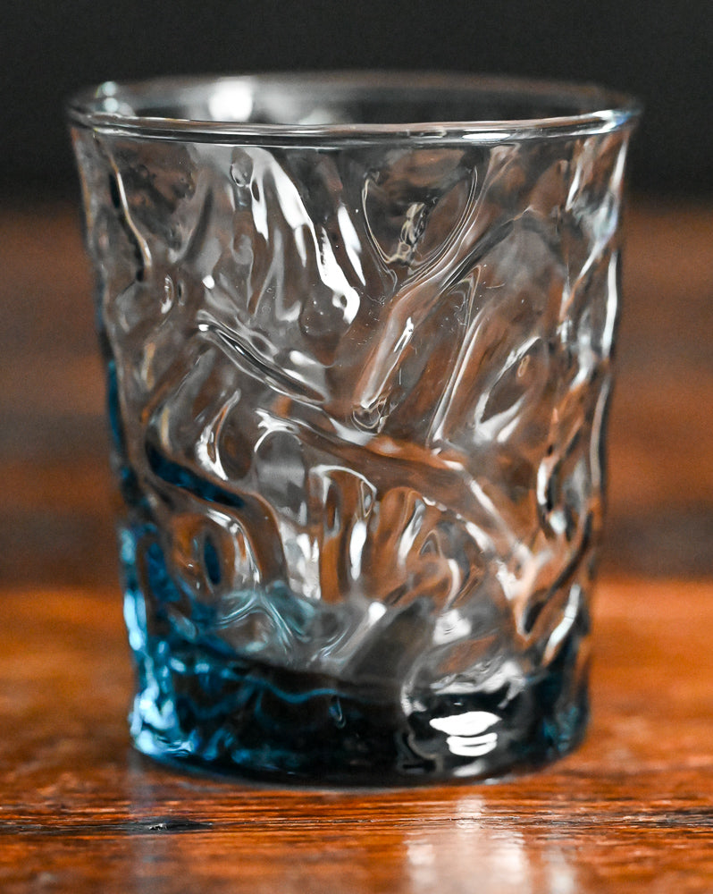 Libbey Aztec Blue rocks glasses