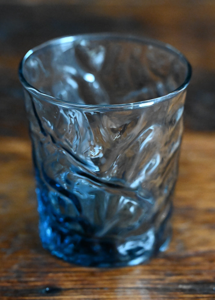 Libbey Aztec Blue rocks glasses