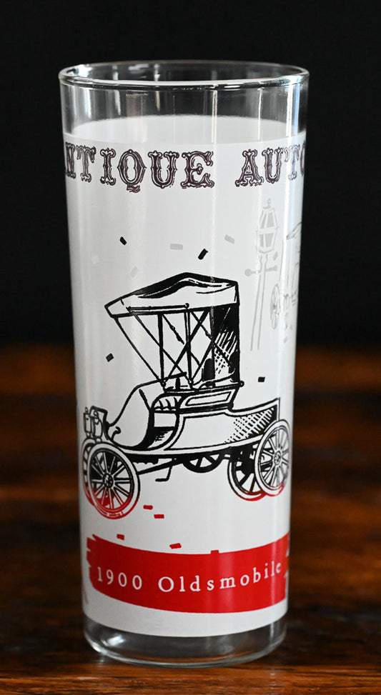 Anchor Hocking Antique Autos Highball Glasses