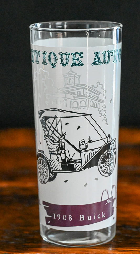 Anchor Hocking Antique Autos Highball Glasses
