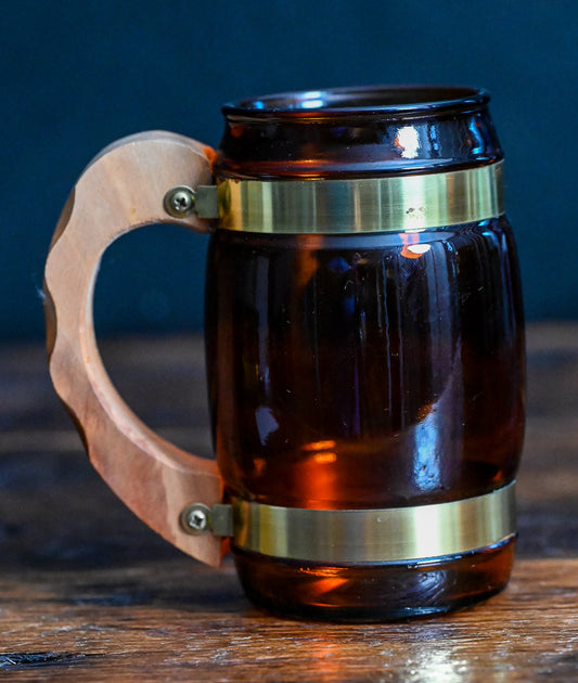 brown glass Siestaware Barrel Mug