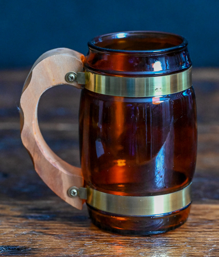 brown glass Siestaware Barrel Mug