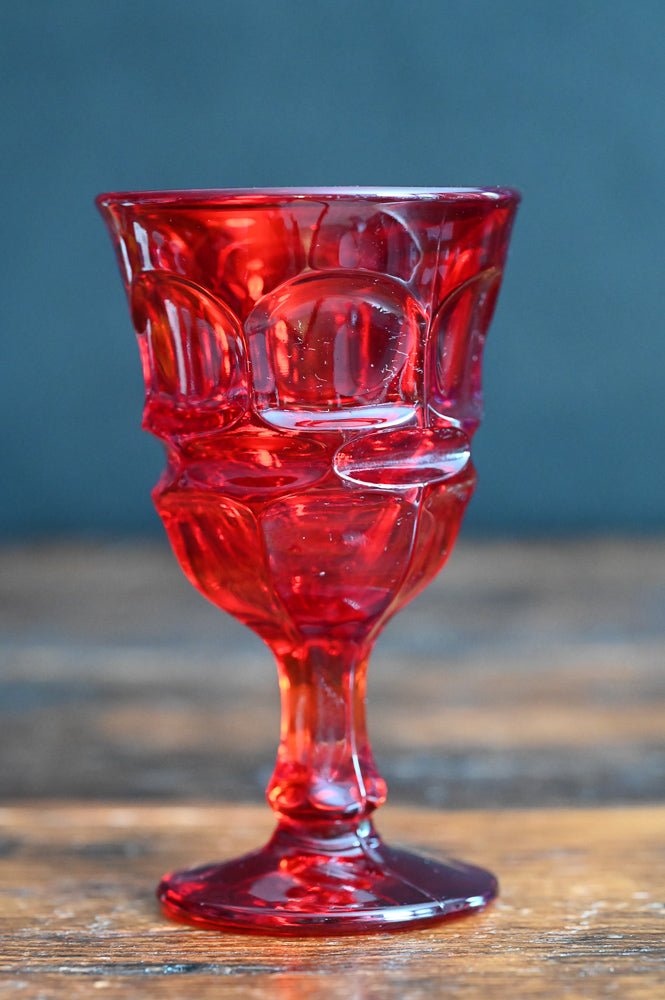 Fostoria Argus Ruby Wine Glass
