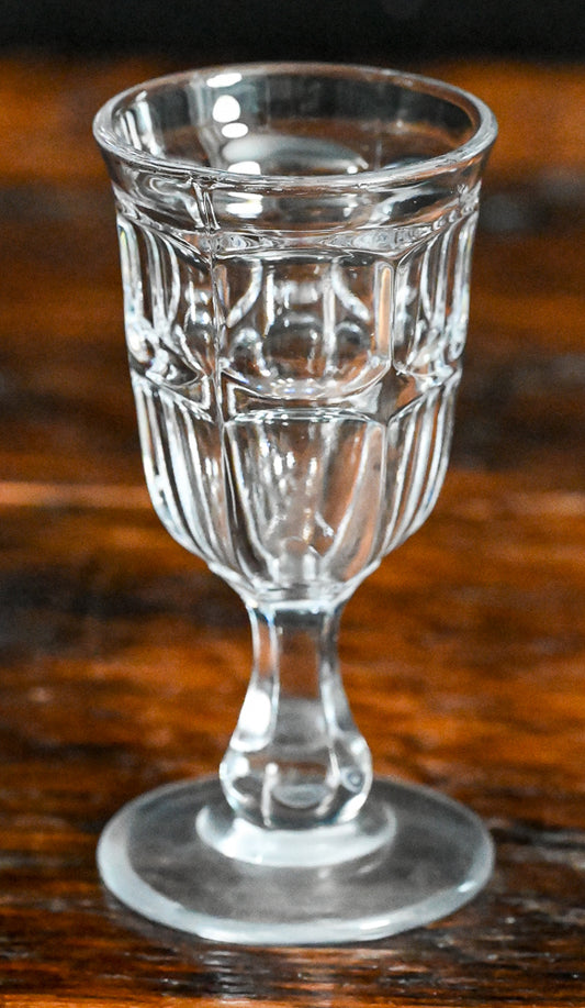 clear glass Ashburton small cordial goblet