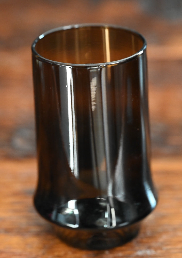 Libbey brown glass Tawny Accent tumbler