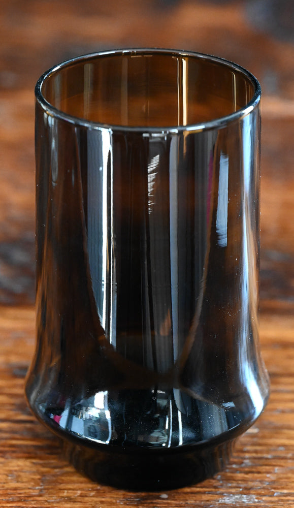 Libbey brown glass Tawny Accent tumbler