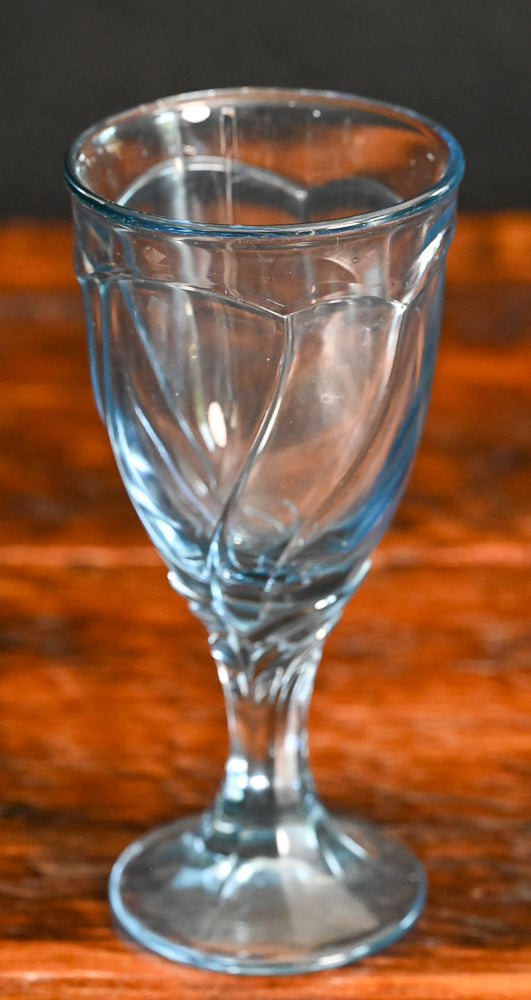 Light Blue Noritake Sweet Swirl Goblets