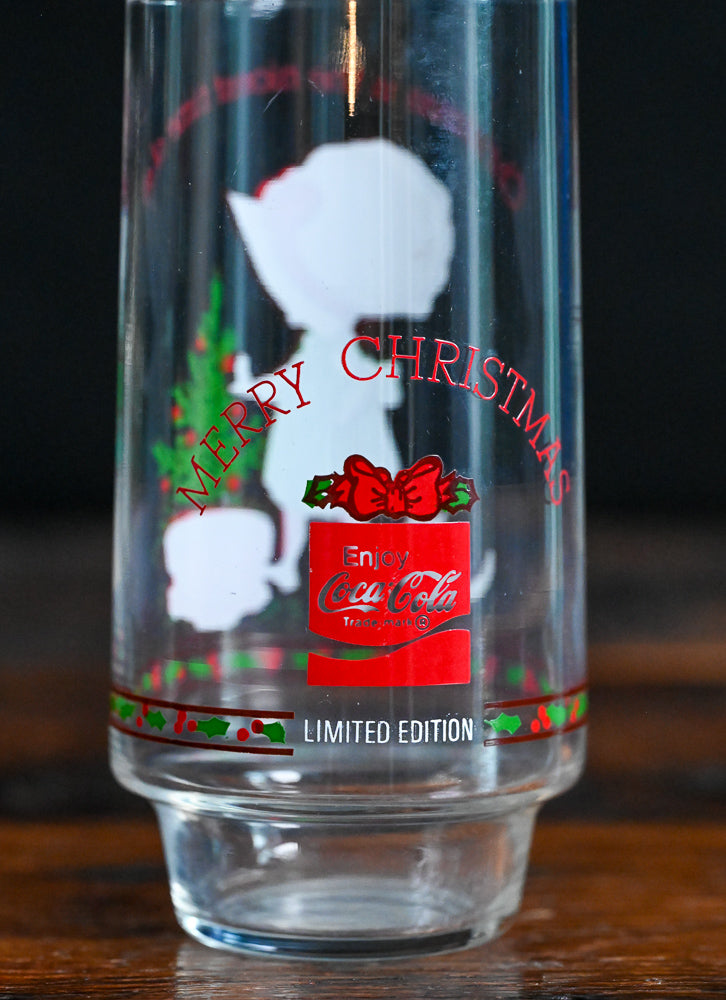 Red and Green Holly Hobbie Christmas Coca-Cola Tumbler