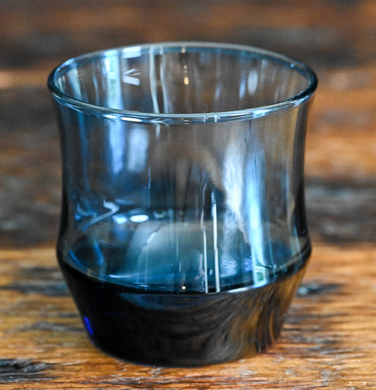 Libbey Apollo dark blue lowball glass
