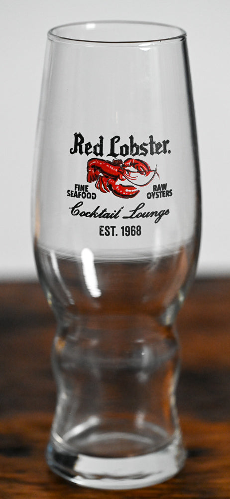 Red Lobster cocktail lounge tall glass