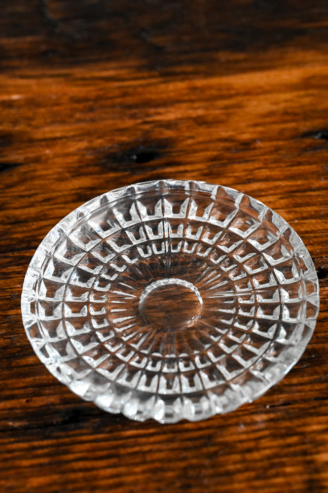 Fostoria clear glass coasters