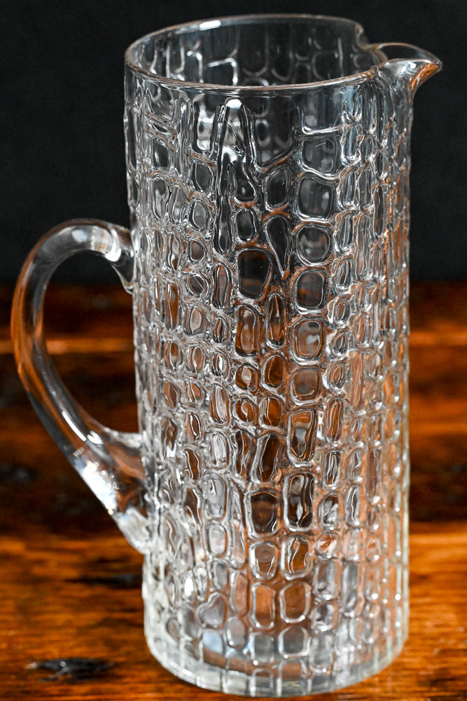 reptile texture clear pitcher