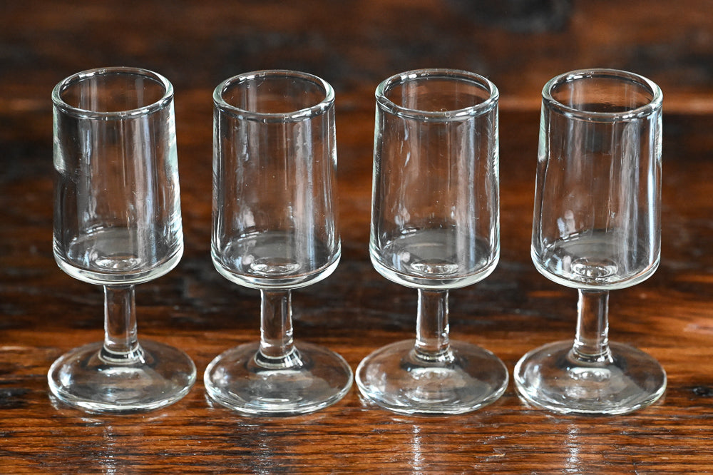 clear cordial glasses