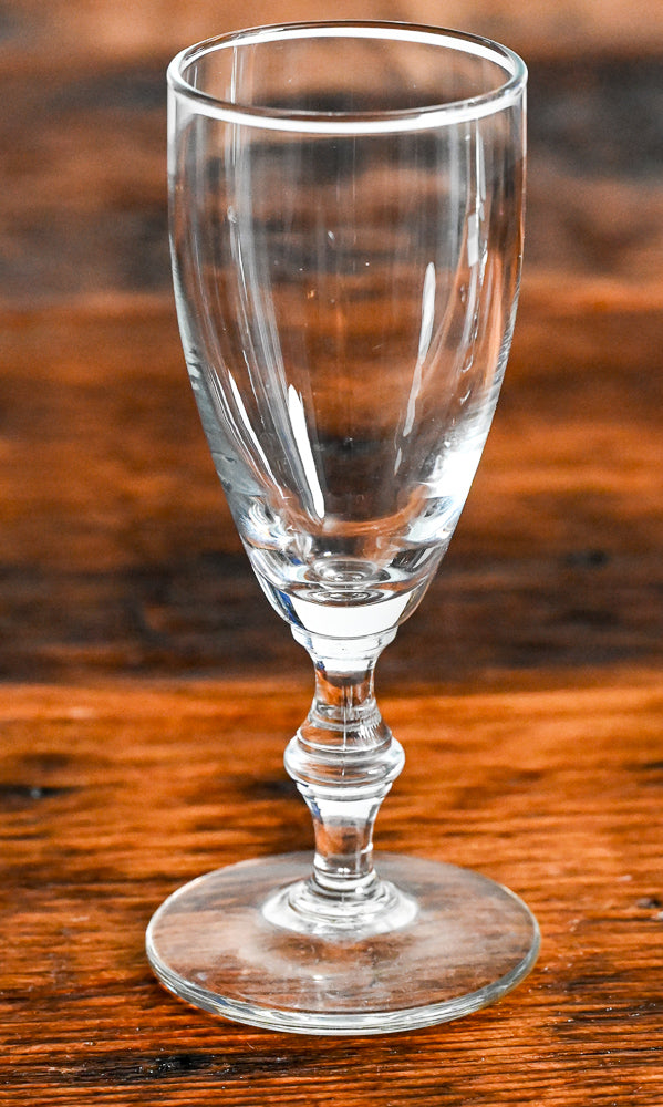 clear glass Libbey Champagne flutes