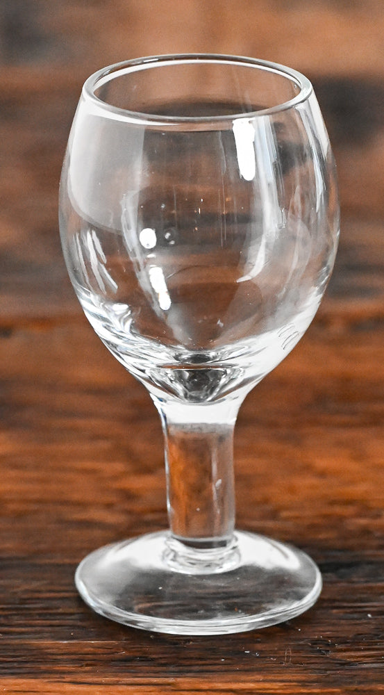 clear cordial glass