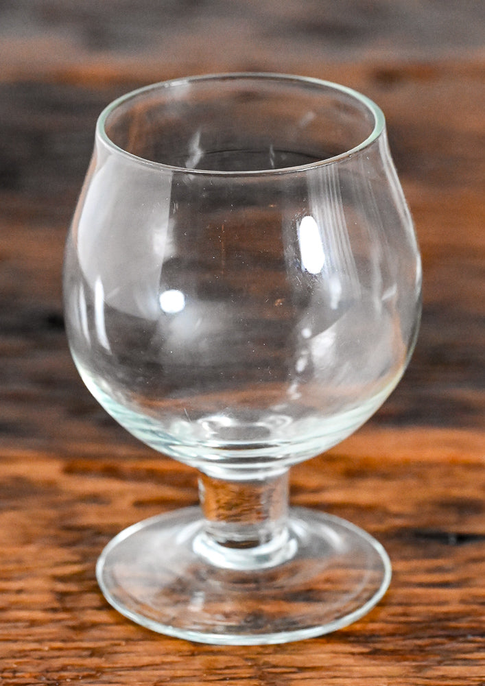 clear small snifter glass