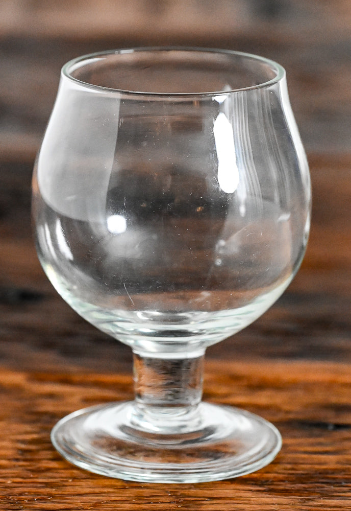 clear small snifter glass