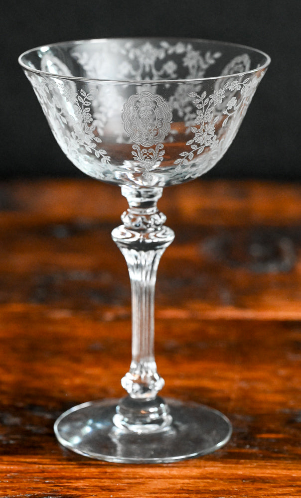 Tiffin Franciscan June Night Champagne Coupe
