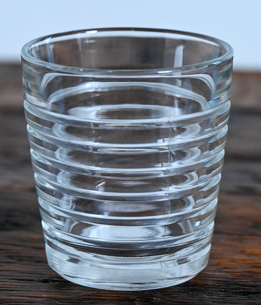clear ribbed glass