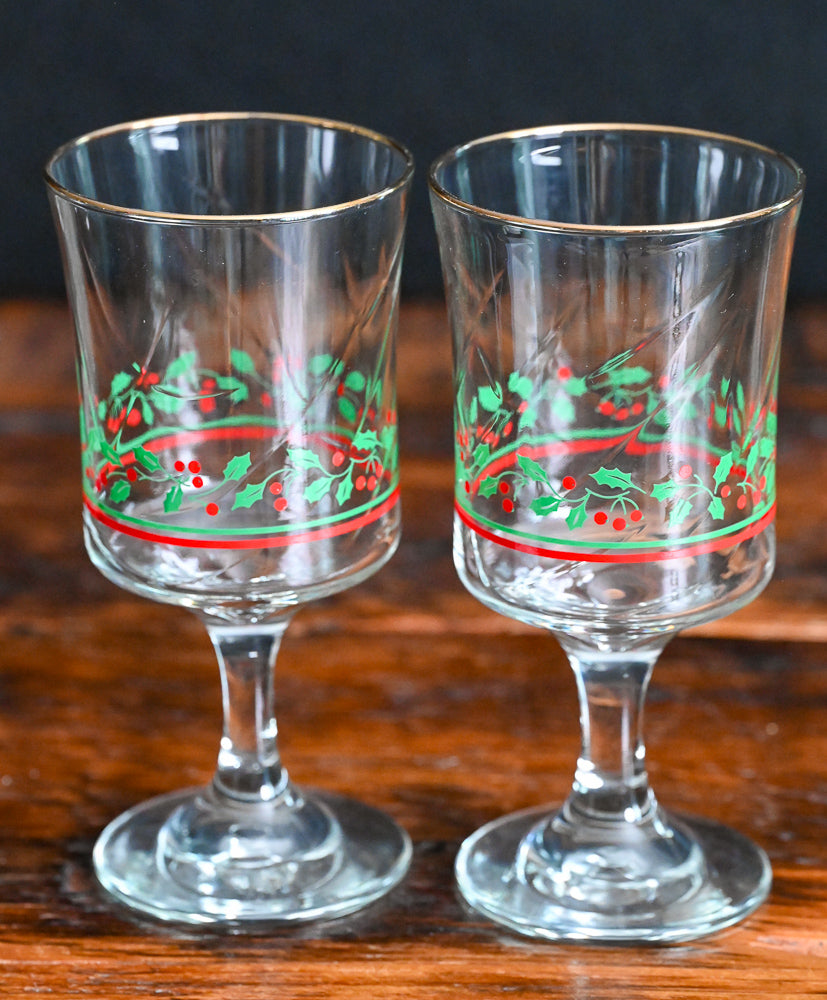 Arby's Holly Berry Goblets
