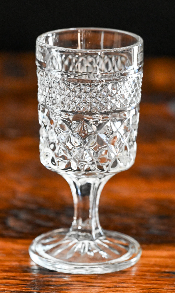 clear Anchor Hocking Wexford Cordial Glass