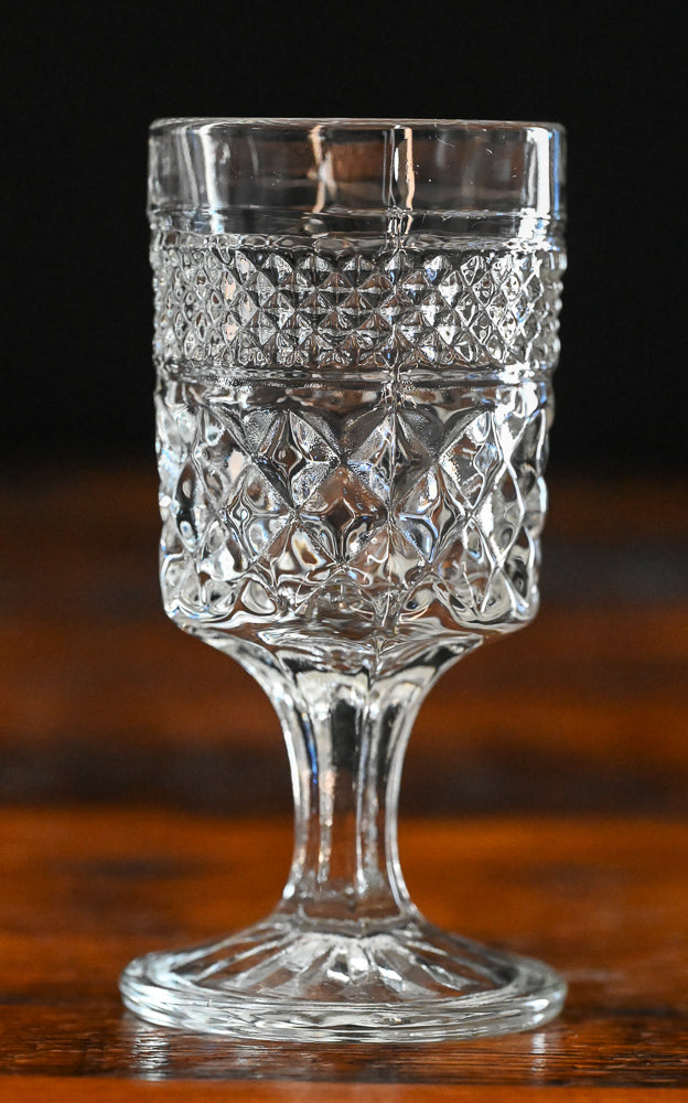 clear Anchor Hocking Wexford Cordial Glass