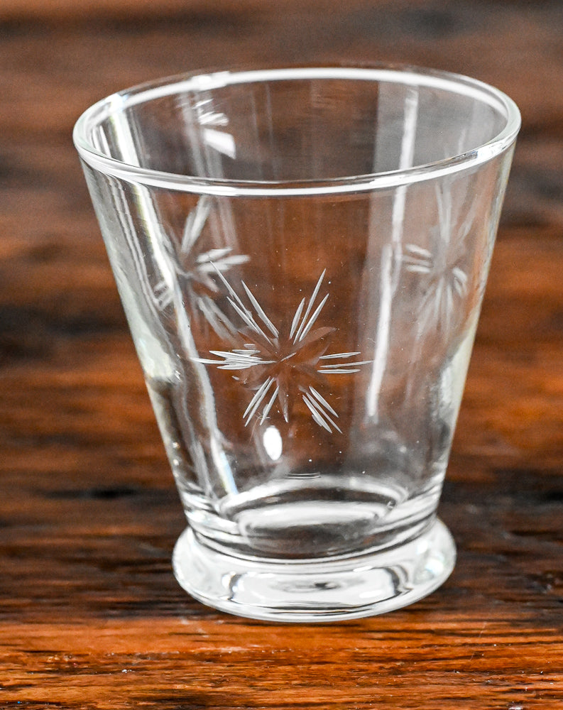 stars etched small tumbler