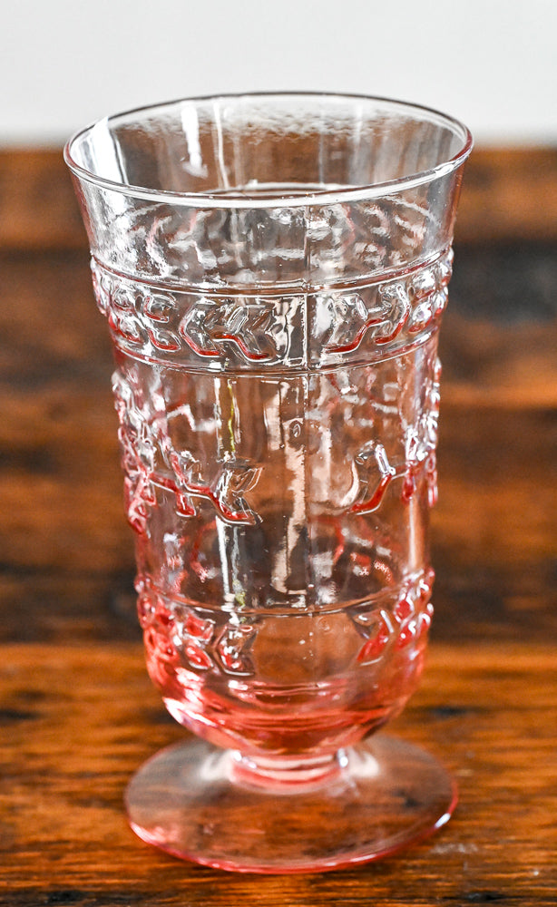 Studio Nova Adirondack pink ice tea goblets