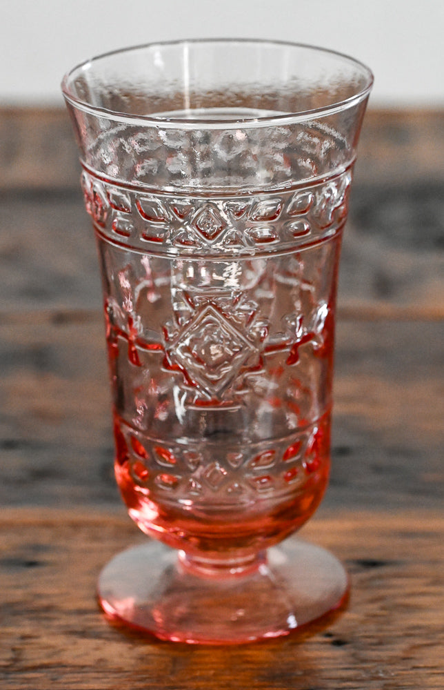 Studio Nova Adirondack pink ice tea goblets