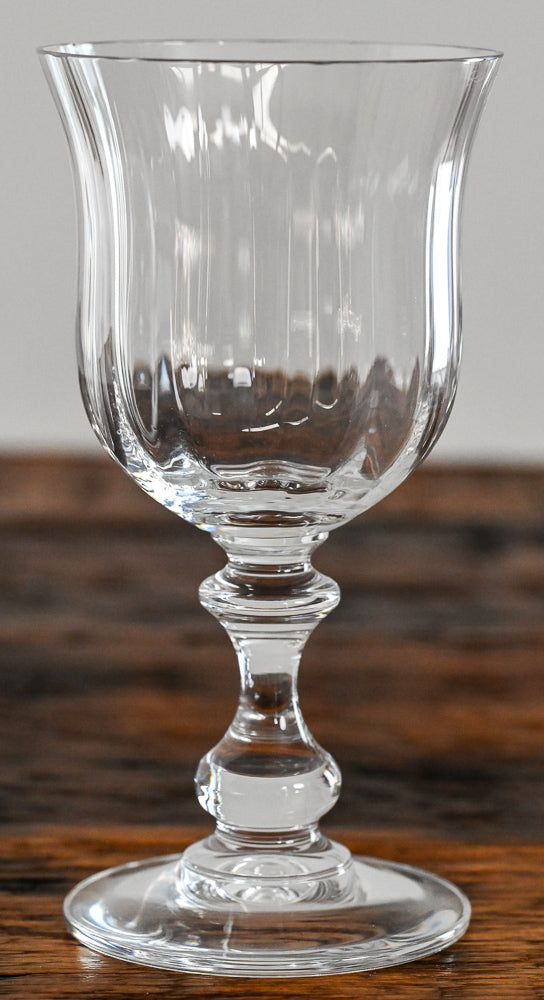 Mikasa clear tall stemmed wine glasses
