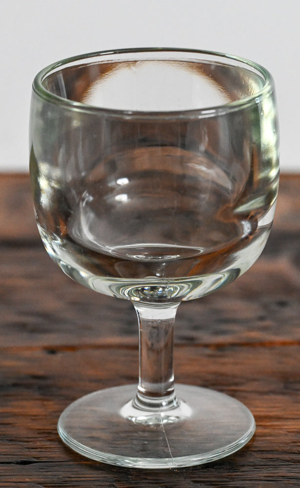 Bartlett Collins clear glass goblet
