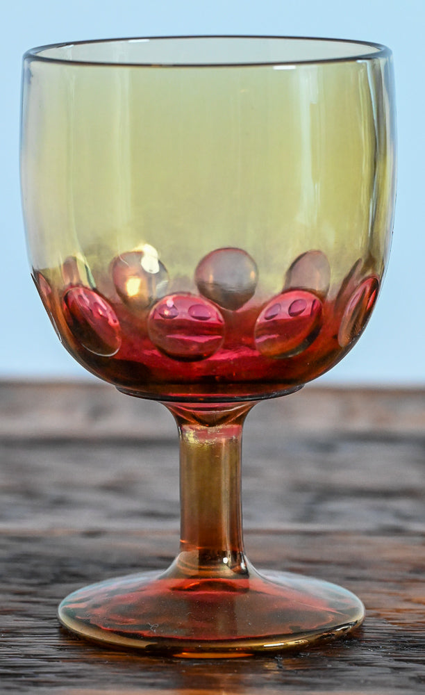 Bartlett Collins amber darkens to pink goblet
