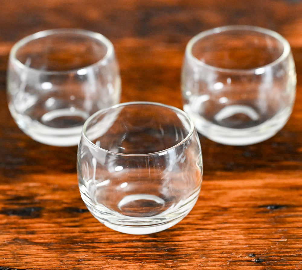 clear roly poly glasses