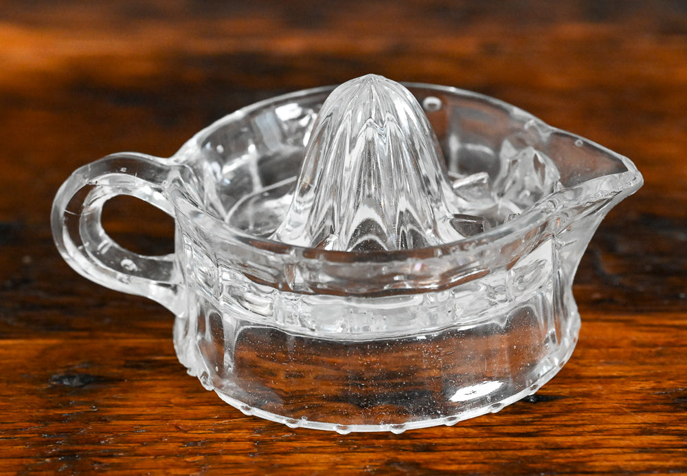 Cambridge Glass clear glass citrus reamer