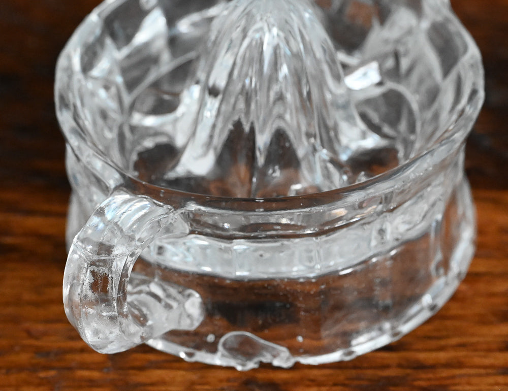 Cambridge Glass clear glass citrus reamer