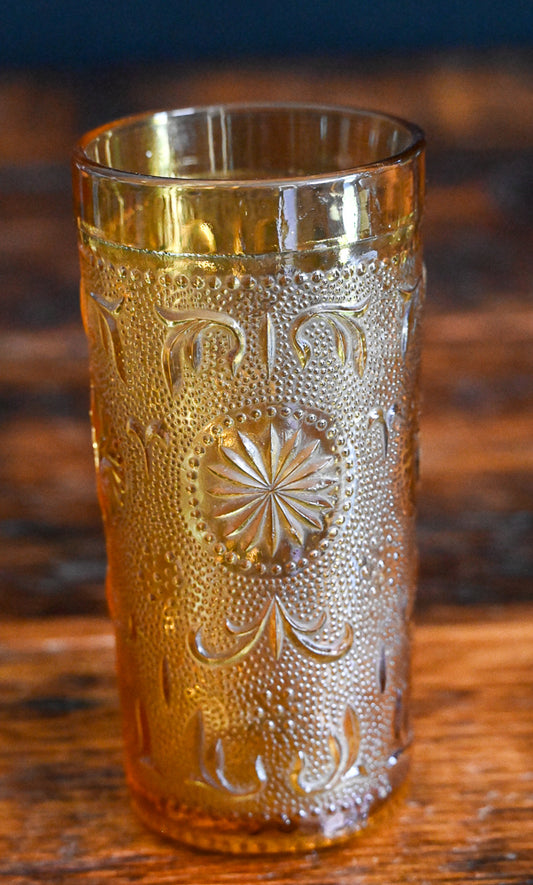 Brockway American Concord Amber Tumblers