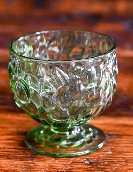 Hazel Atlas Avocado Green Dessert cups