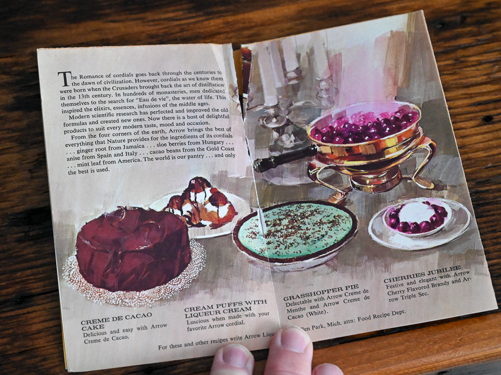 booxy dessert recipes inside Arrow Recipes pamphlet