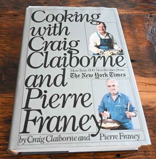 cover of Cooking with Craig Claiborne and Pierre Franey cookbook