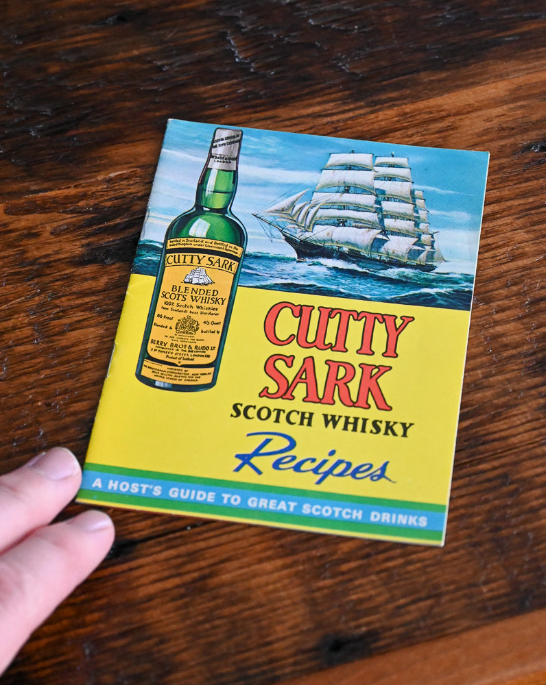 Cutty Sark scotch recipe booklet