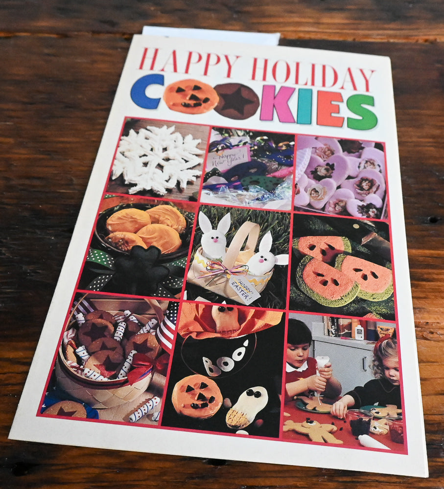 colorful cover of Happy Holiday Cookies Booklet